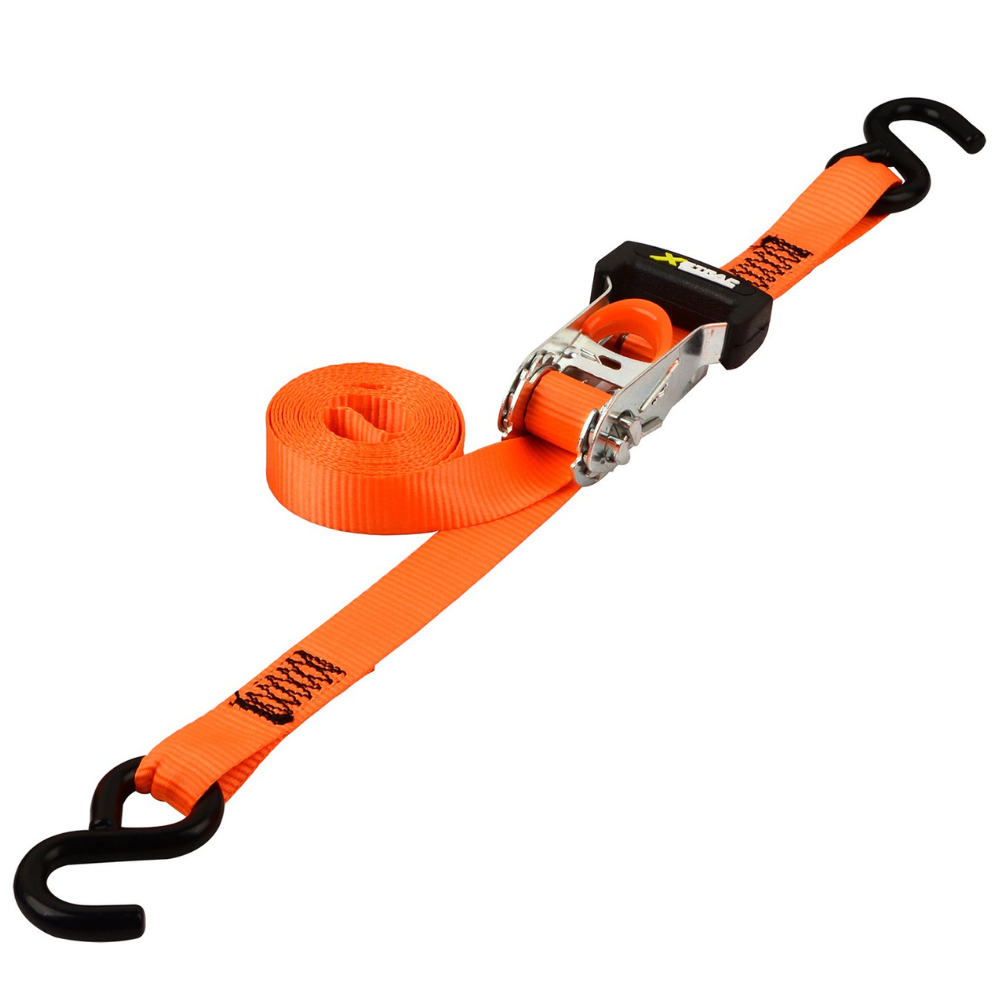 Набір стяжних ременів з храповим механізмом для кріплення вантажу 4 шт. 27 мм х 3,6 м стропи з навантаженням 454 кг Кам'янець-Подільський - фото 3