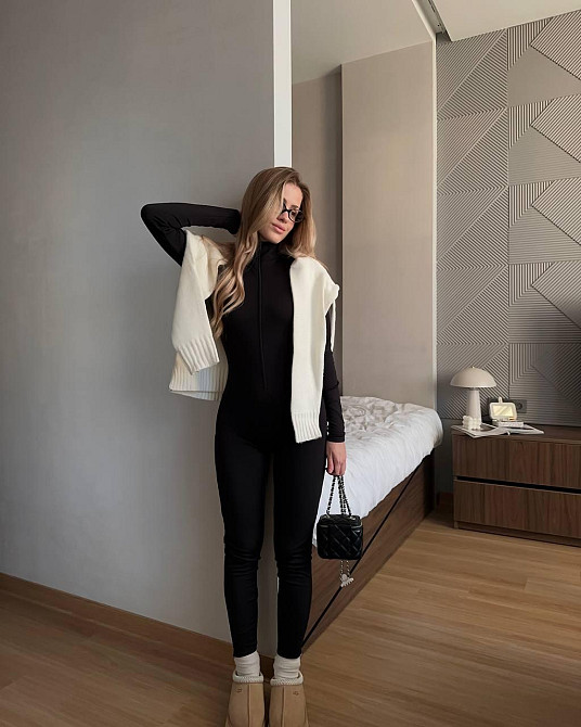 Женский повседневный теплый комбинезон на потайной молнии микродайвиг на флисе Одесса - изображение 6