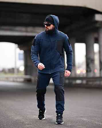 Флісовий спортивний тактичний костюм TARANTUL синій ДСНС ТР6550 Одеса