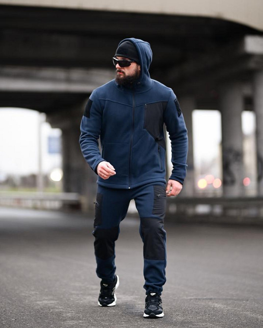 Флісовий спортивний тактичний костюм TARANTUL синій ДСНС ТР6550 Одеса - фото 4