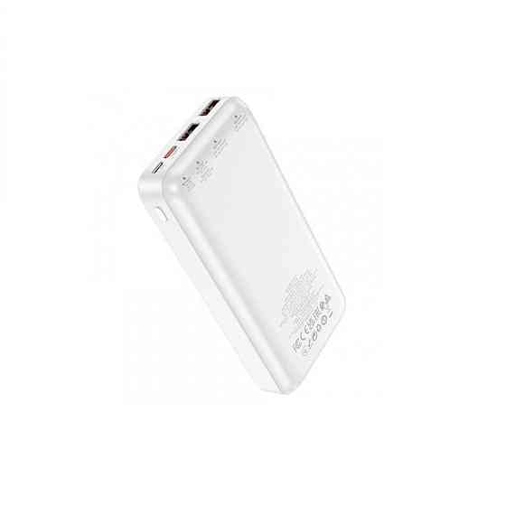 Павербанк 20000 mAh HOCO J101A Astute 22.5W швидка зарядка білий power bank повербанк Одеса