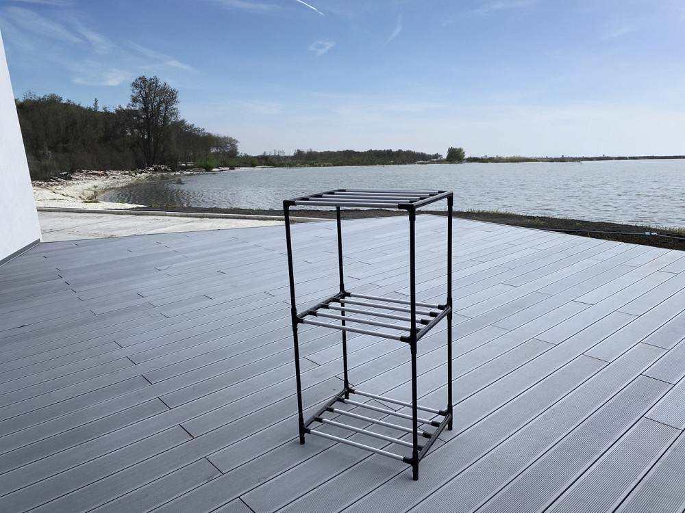 2 в 1 - сушарка для білизни та взуття - Jira З-х рівнева підлогова невелика сушарка для одягу у ванн Бориспіль - фото 6