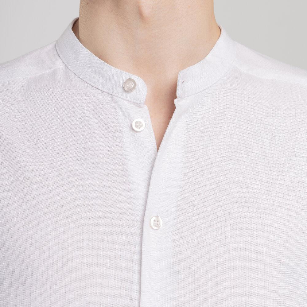 Мужская рубашка белая с длинным рукавом Pobedov Orion Киев - изображение 7