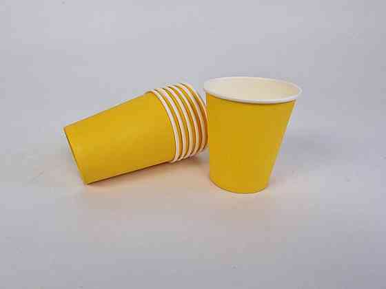 Паперові склянки кольорові 175 мл "ЖІЛИЙ БІЛИЙ" Маестро (50 шт.) Харків