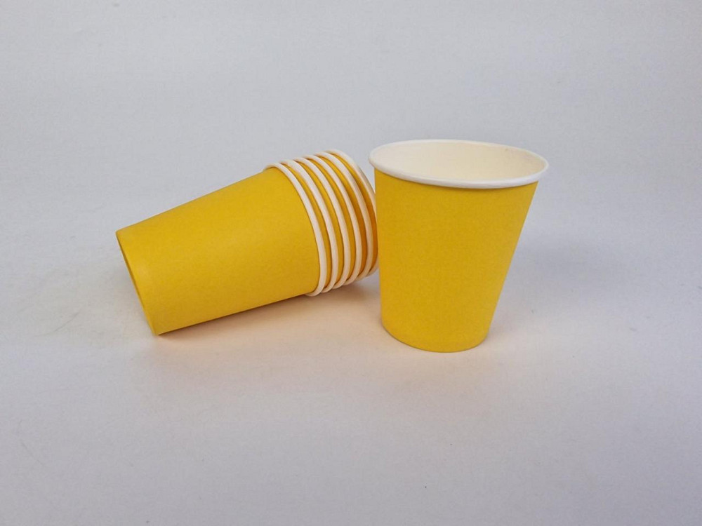 Паперові склянки кольорові 175 мл "ЖІЛИЙ БІЛИЙ" Маестро (50 шт.) Харків - фото 1
