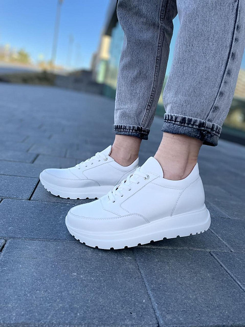 Masis Кросівки жіночі MASIS 9077 білі (весна-осінь, шкіра натуральна) (4996) Коломыя - изображение 2