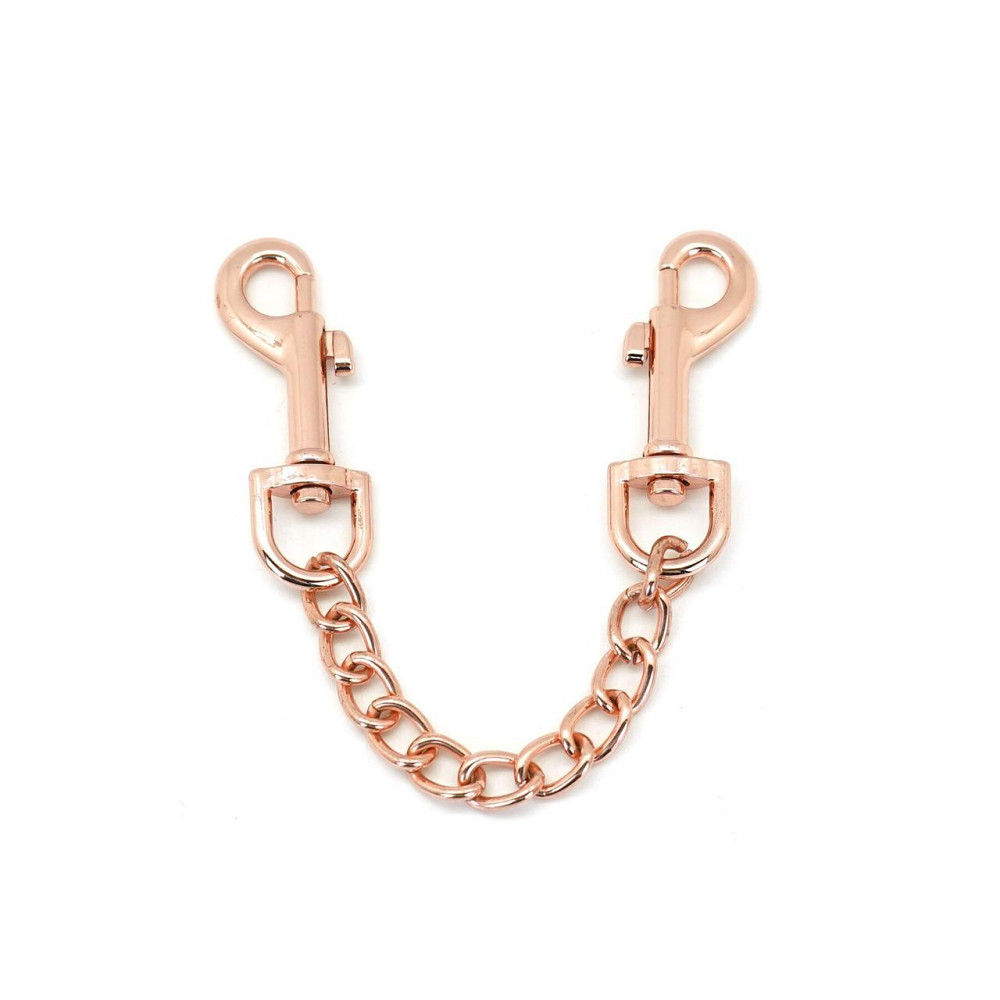Поножі Liebe Seele Rose Gold Memory Ankle Cuffs, натуральна шкіра, рожеве золото Sex Aura Київ - фото 9