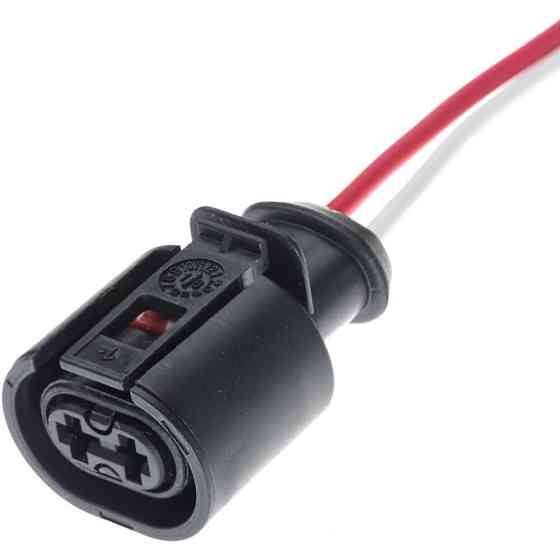 Разьем коннектор с проводом, 2-кон., Дат, Abs,  357973202, 6N0927997A,  VAG Германия, Франция, Audi, Bugatti, Porsche, Seat, Киев