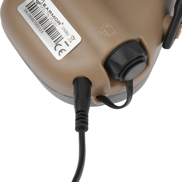Активные защитные наушники Earmor M31 Plus (Койот) Винница - изображение 9
