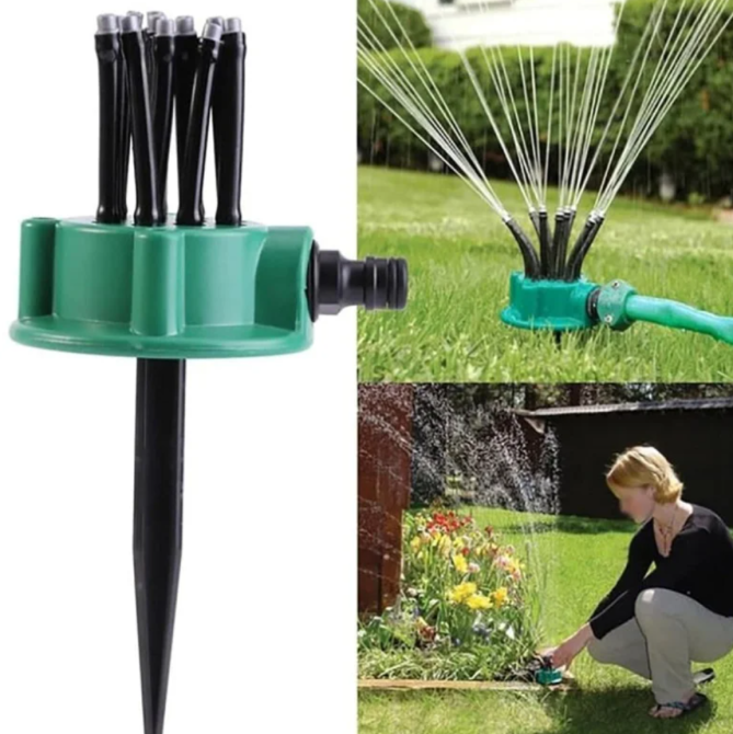 Зрошувач Water Sprinklers 360°: Multifunctional Sprinkler з ABS-пластика для поливу та охолодження Одеса - фото 2