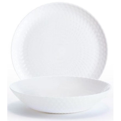 Столовий сервіз Luminarc Pampille Білий 18 предметів (Q6153) Вінниця - фото 3