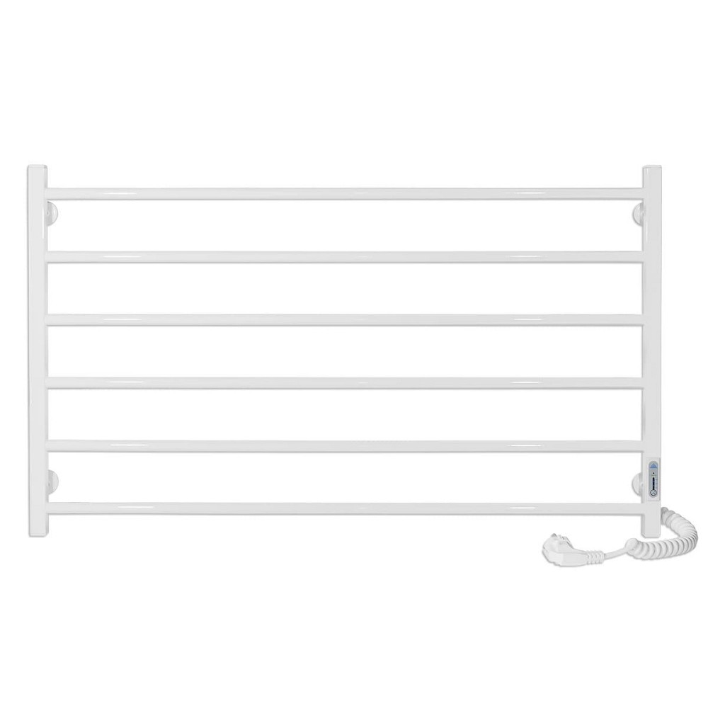 Електрична рушникосушка Laris Зебра Горизонт ЧК6 1000Х600 Е біла Київ - фото 2