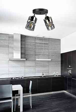 SIRIUS Люстра декоративна Sirius S4944-2 BK+SM з поворотнім механізмом Київ