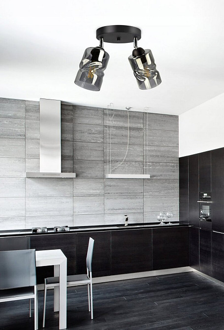 SIRIUS Люстра декоративна Sirius S4944-2 BK+SM з поворотнім механізмом Київ - фото 5