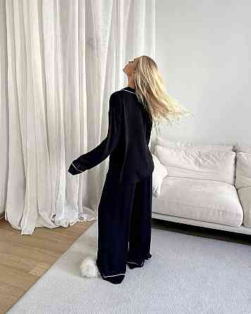 Женская стильная пижама двойка турецкий трикотаж Одесса