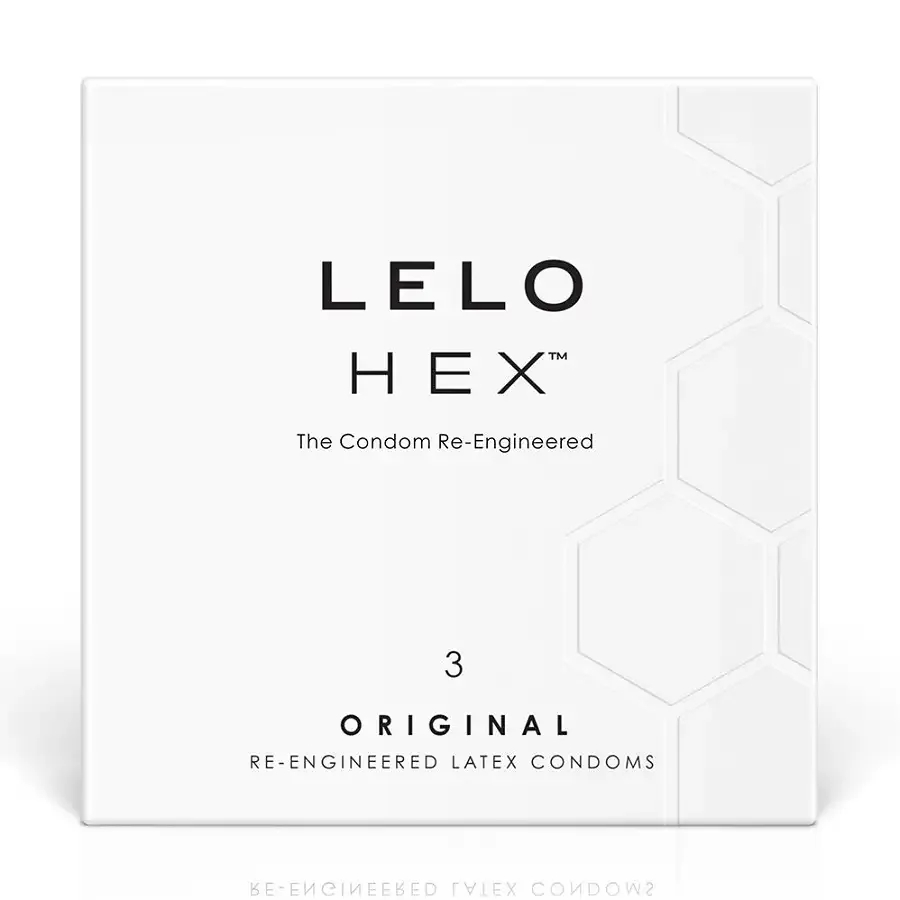 Презервативи LELO HEX Condoms Original 3 Pack, тонкі та суперміцні Львів - фото 1