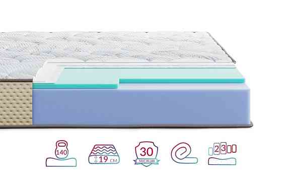 Ортопедичний матрац Levante Fonte/Леванте Фонте (безпружинний) ТМ Highfoam 150х200 Харків