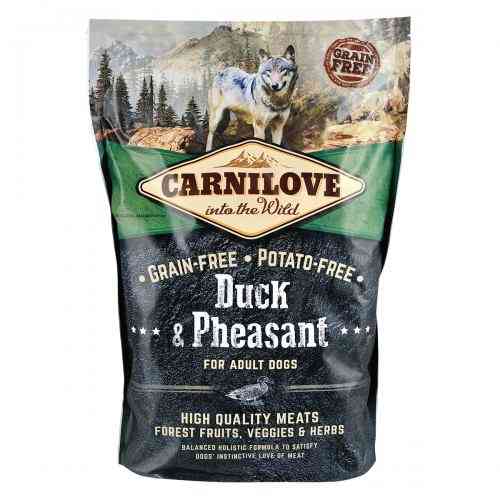 Корм сухой Carnilove Adult Duck and Pheasant для взрослых собак всех пород с уткой и фазаном 1,5 кг Киев