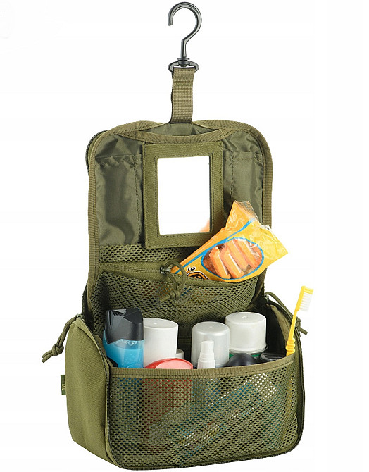 Косметическая сумка для туалетных принадлежностей с зеркалом M-Tac (10127001) Olive Нововолынск - изображение 7