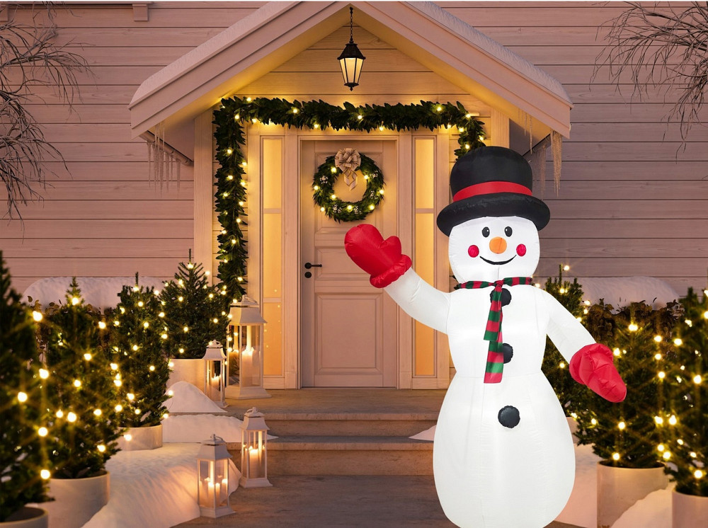 Фігура новорічна світлова Gotel Сніговик на 10 вогнів Київ - фото 4