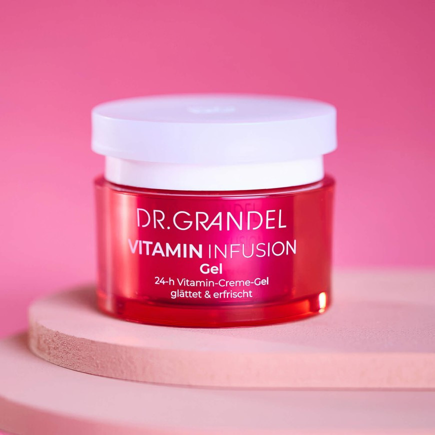 Розгладжуючий та освіжаючий крем-гель Vitamin Infusion Gel Dr.Grandel, 50 мл Дніпро - фото 4
