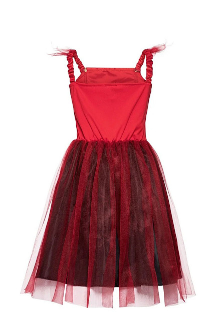 Дитяча сукня з обручем Дияволиця на Хелловін розмір M 7-10 років червоний Київ - фото 6