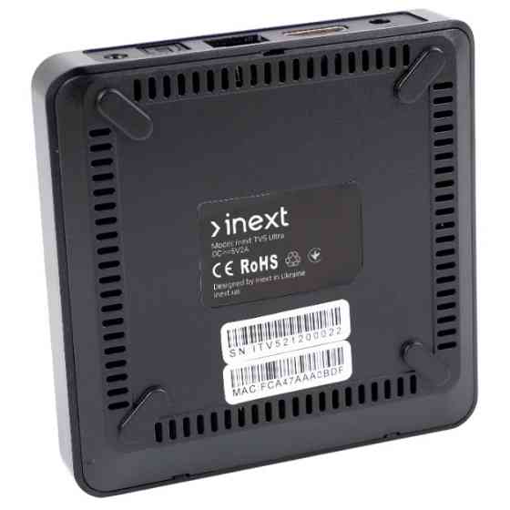 HD медіаплеєр iNeXT TV 5 Ultra Чорний Харків