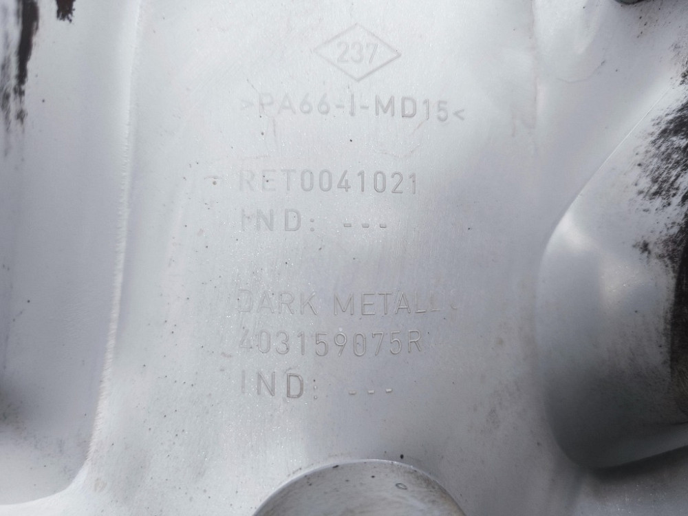 Ковпак на диск R16 Renault Megane III 2009-2016 (403151379R) Ковель - изображение 3