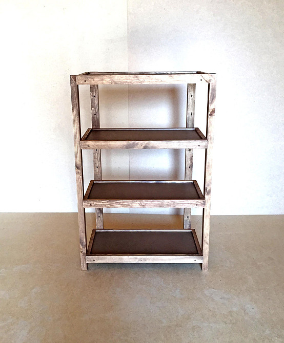 Етажерка розбірна "Честер" 4 полиці 30х60х100 капучино Миколаїв - фото 2