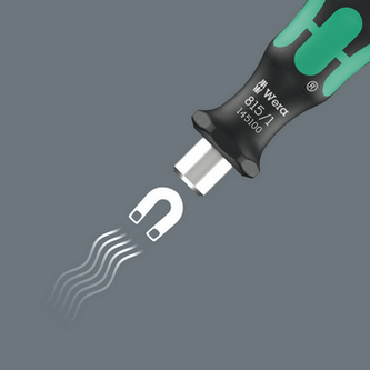 Викрутка-бітотримач Wera 1/4" з магнітом 05145100001 Одеса - фото 2