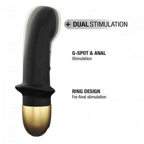 Вібратор Dorcel Mini Lover Black 2.0 перезаряджуваний, для точки G і масажу простати Sex Aura Київ