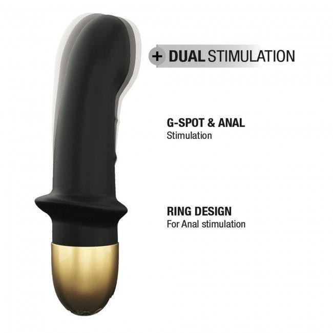 Вібратор Dorcel Mini Lover Black 2.0 перезаряджуваний, для точки G і масажу простати Sex Aura Київ - фото 6