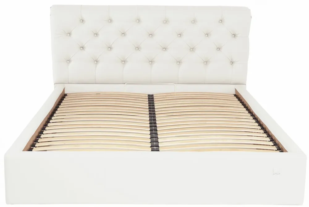 Кровать Двуспальная London Comfort 180 х 200 см Fly 2200 С подъемным механизмом и нишей для белья Белый Днепр - изображение 1