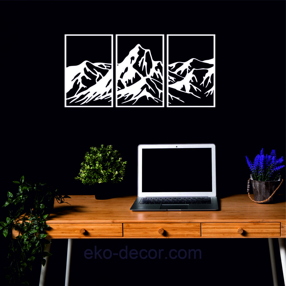 Декоративне настінне Панно «Гори», Декор на стіну Київ - фото 3