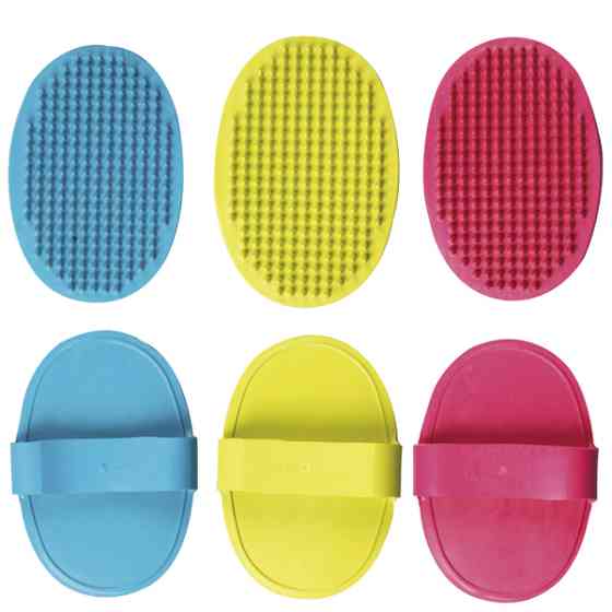 Flamingo Brush Oval ФЛАМИНГО БРАШ ОВАЛ массажная щетка для собак, овальная, резина Киев