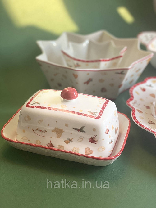 МАСЛЯНКА НОВОРІЧНА "CHRISTMAS DELIGHT" 16.5 СМ + ПОДАРУНКОВА УПАКОВКА Київ - фото 5