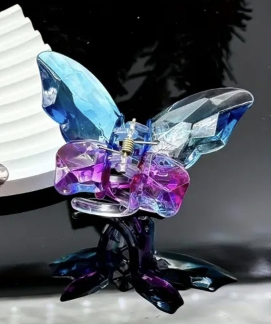 Заколка-крабік метелик Сміла - фото 1