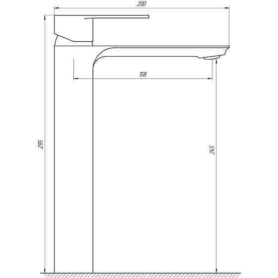 Змішувач для умивальника Globus Lux Niagara GLN-0201 Тернополь