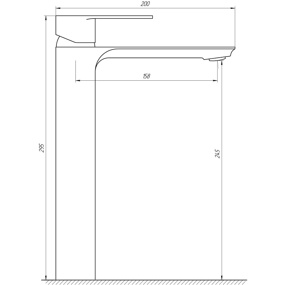 Змішувач для умивальника Globus Lux Niagara GLN-0201 Тернопіль - фото 5