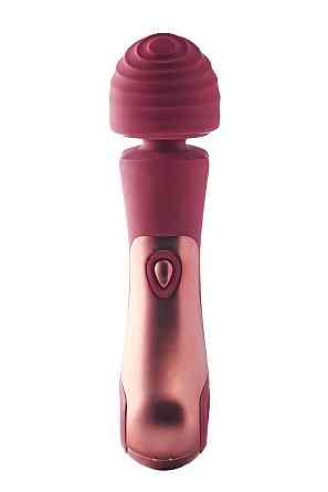 Вібратор мікрофон Dream Toys Dinky Curved Wand Jacky O бордовий Sex Aura Київ