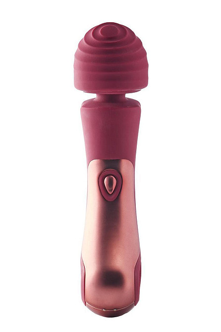 Вібратор мікрофон Dream Toys Dinky Curved Wand Jacky O бордовий Sex Aura Київ - фото 1