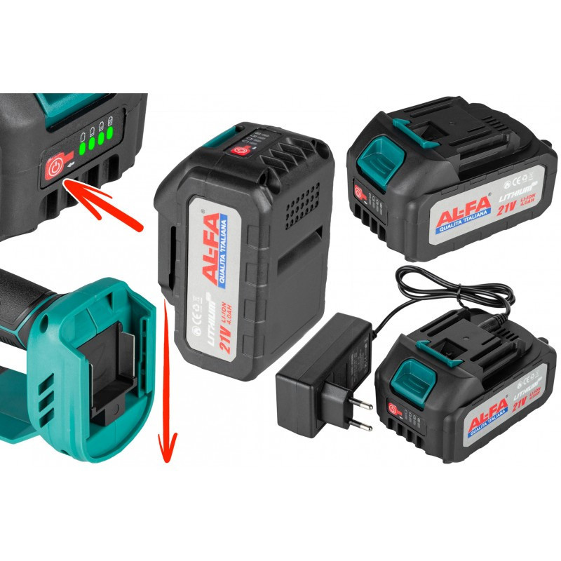 Цепная мини-пила ALFA ALCRH – аккумулятор Li-Ion (21V 4,0Ah.)Гарантия 12 мес Львов - изображение 10