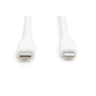 Дата кабель USB-C to Lightning 2.0m USB 2.0 60W silicone white Digitus (AK-600110-020-W) Вінниця - фото 4