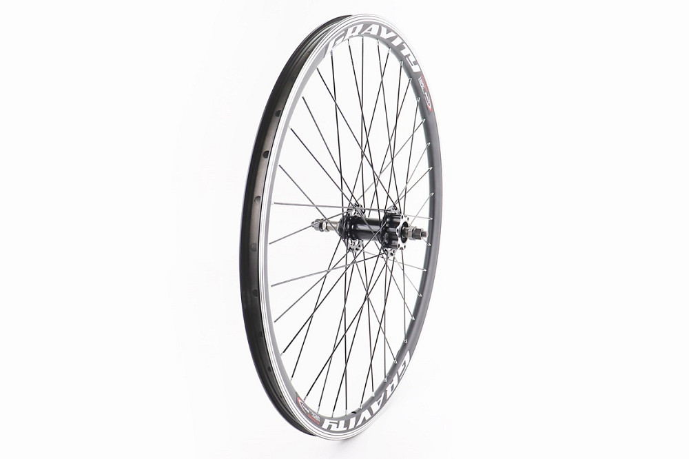 Колесо 26" заднє Disk-brake, обід алюмінієвий, втулка 14Gx36H, під вільнобіг, кріпл. гайка, "GRAVITY" (можл. подряпини) Бершадь - фото 2