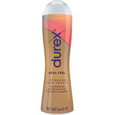 Інтимний гель-змазка Durex Real Feel для анального сексу на силіконовій основі (лубрикант) 50 мл (4820108005327) Вінниця