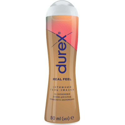 Интимный гель-смазка Durex Real Feel для анального секса на силиконовой основе (лубрикант) 50 мл (4820108005327) Винница - изображение 1