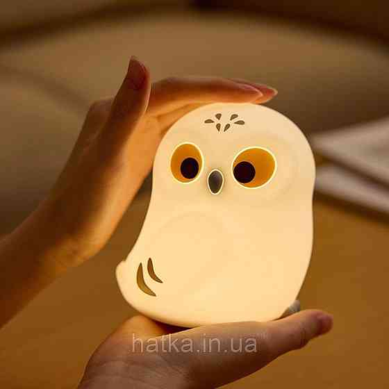 A052 силіконовий сенсорний нічник-іграшка "Сова" Київ