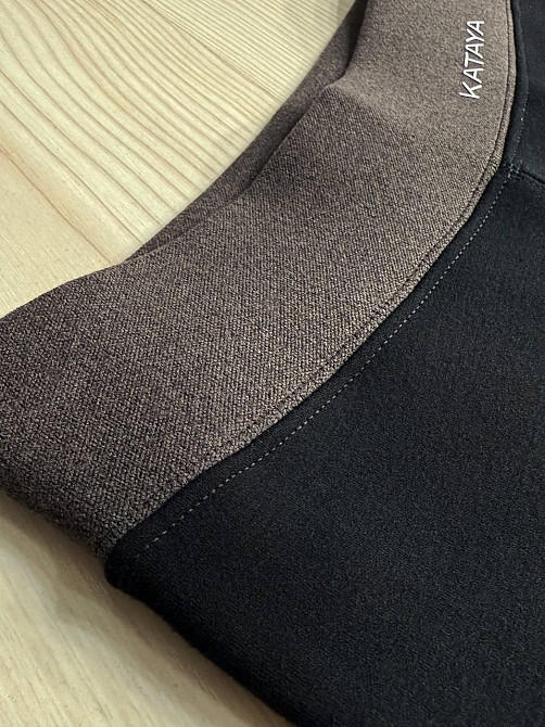 Лосини жіночі Kataya 6823 утеплені на флісі бавовняні чорні, чорний, 42-48 Київ - фото 9