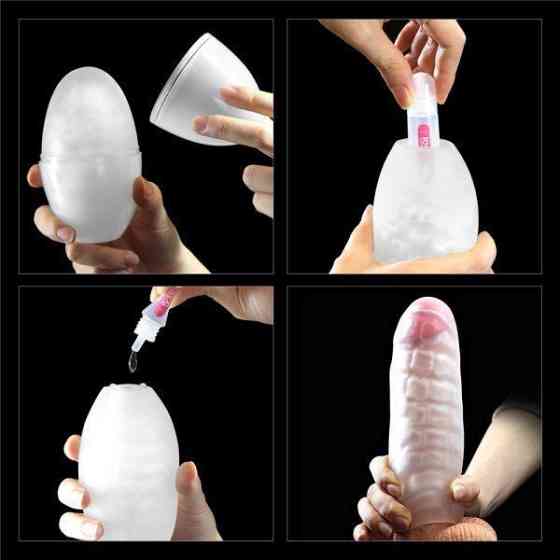 Мастурбатор LoveToy Traning Master Giant Egg Masturbator Purple без вибрации Sex Aura Киев
