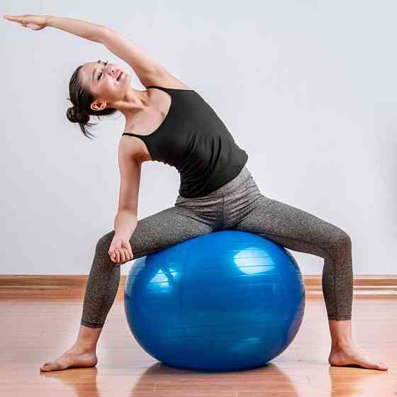 М'яч для фітнесу (фітбол) 60 см до 200 кг,Синій SBR Київ